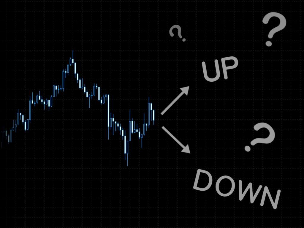 株価チャートの動き