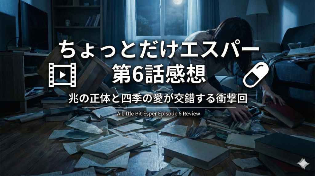 ちょっとだけエスパー第6話感想|兆の正体と四季の愛が交錯する衝撃回! アイキャッチ画像